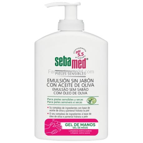 SEBAMED EMULSIÓN SIN JABÓN DE MANOS CON ACEITE DE OLIVA 300 ml