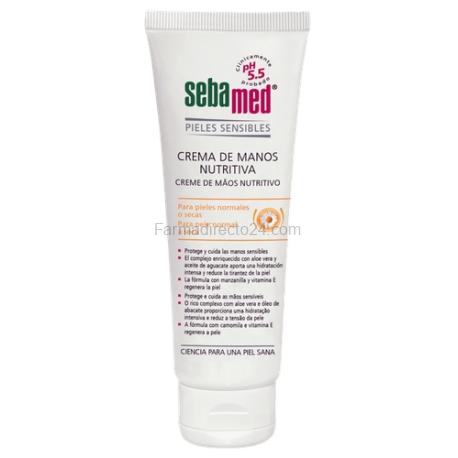 Sebamed crema de manos nutritiva 75 ml
