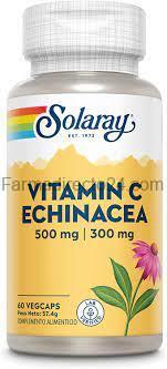 Vitamina C Echinacea 60 CáPsulas Solaray