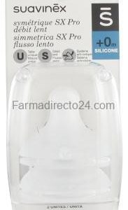 SUAVINEX TETINA FISIOLÓGICA SX PRO SILICONA T-S (FLUJO LENTO)