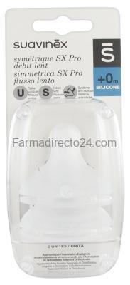 SUAVINEX TETINA FISIOLÓGICA SX PRO SILICONA T-S (FLUJO LENTO)