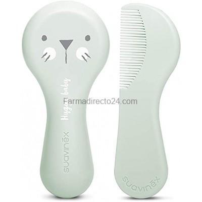 Suavinex Set Cepillo Y Peine "Hygge" Blanco