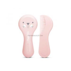 Suavinex Set Cepillo Y Peine "Hygge" Rosa
