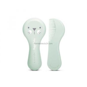 Suavinex Set Cepillo Y Peine "Hygge" azul