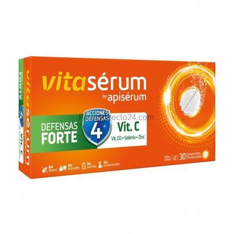 Vitaserum Defensas Forte 30 Comprimidos Efervescentes