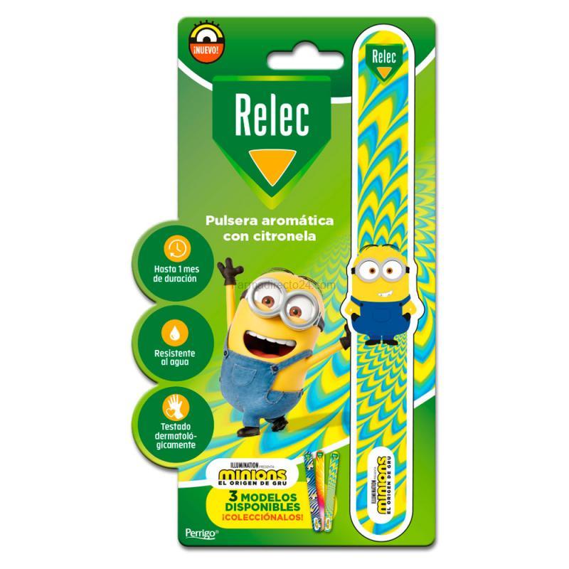 Relec Pulsera citronela minions amarilla