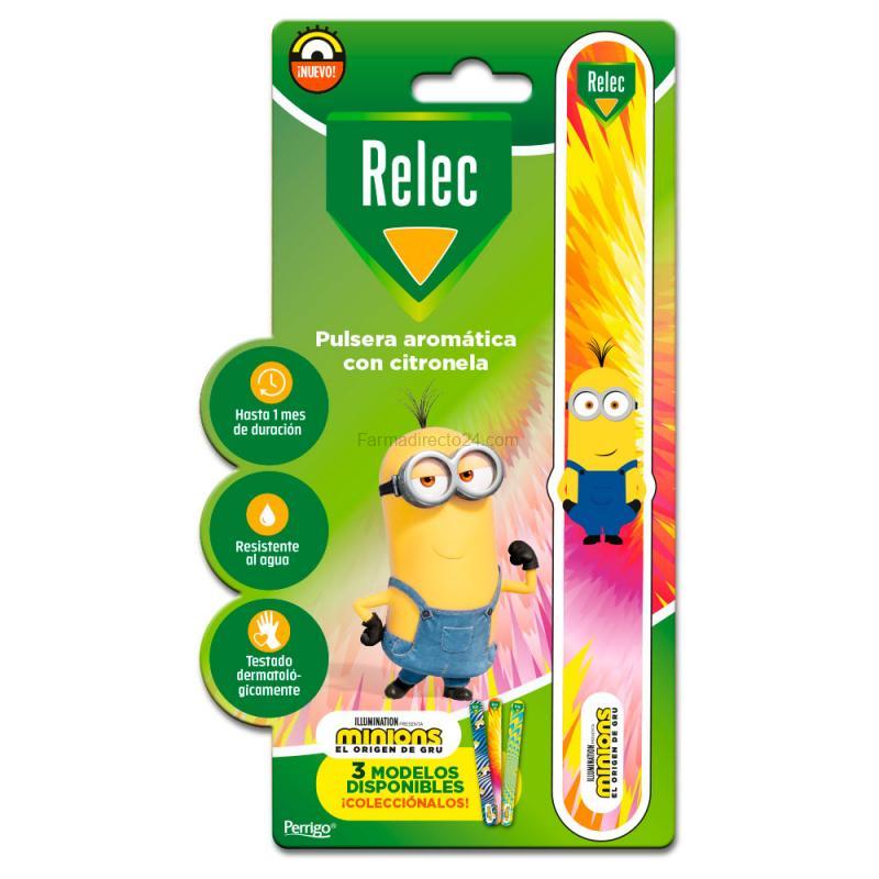 Relec Pulsera citronela minions rosa