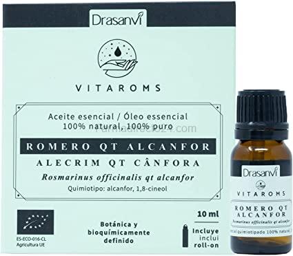 Aceite esencial Romero QT alcanfor 10 ml, Vitaroms