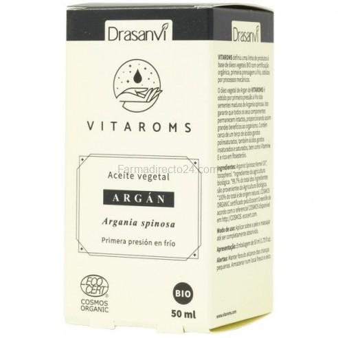 Aceite vegetal Argán 50ml, Vitaroms