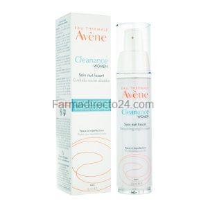 Cleanance Women Cuidado de noche alisador 30ml. Avène