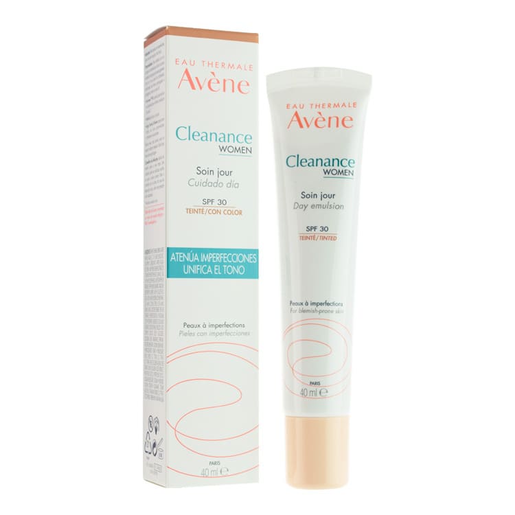 Cleanance Women Cuidado de día con color SPF 30 40ml. Avène