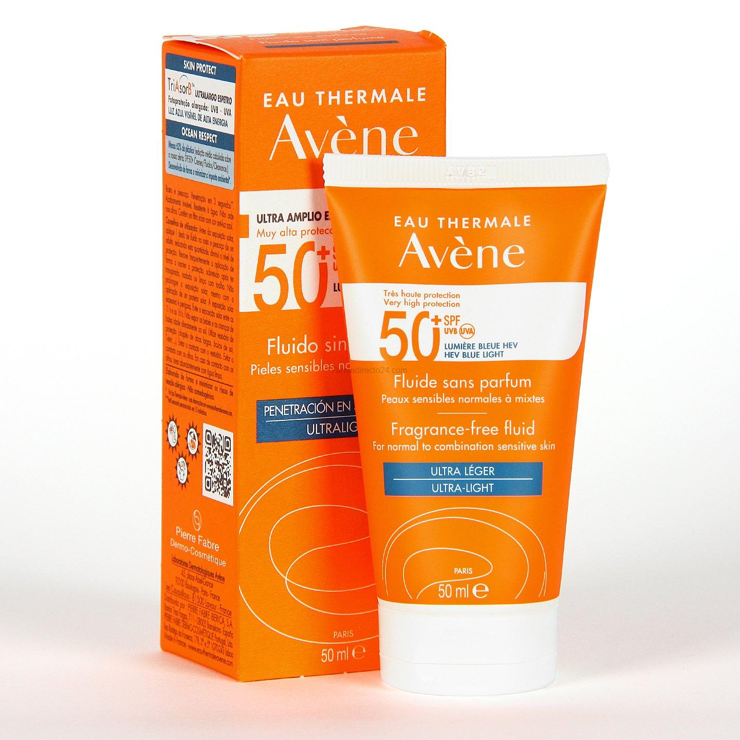Fluido Solar SPF 50+ 50 ml. Avène