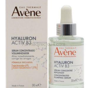 Hyaluron Activ B3 Sérum concentrado voluminizador 30 ml. Avène