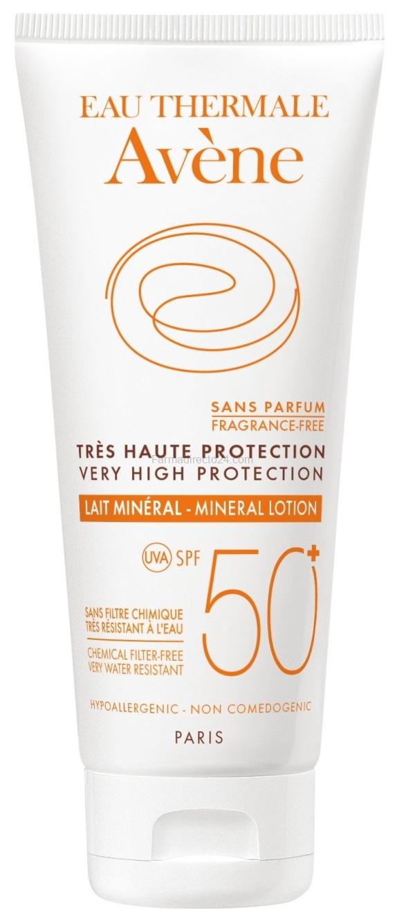 Leche mineral SPF 50+ 100 ml. Avène