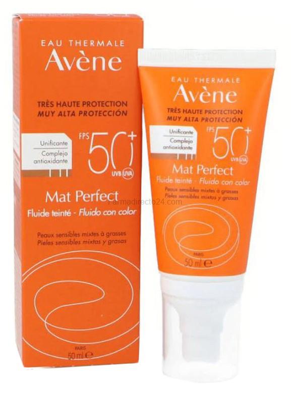 Mat Perfect Fluido CC SPF 50+ 50 ml. Avène