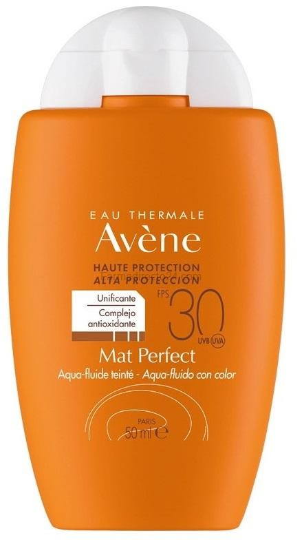 Crema Ultra Mat-Aqua Fluido Con Color SPF 30 50 ml. Avène