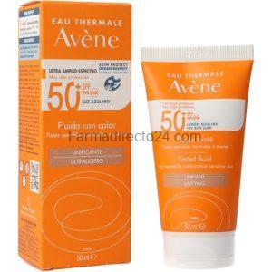 Fluido Solar con color SPF 50+ 50 ml. Avène