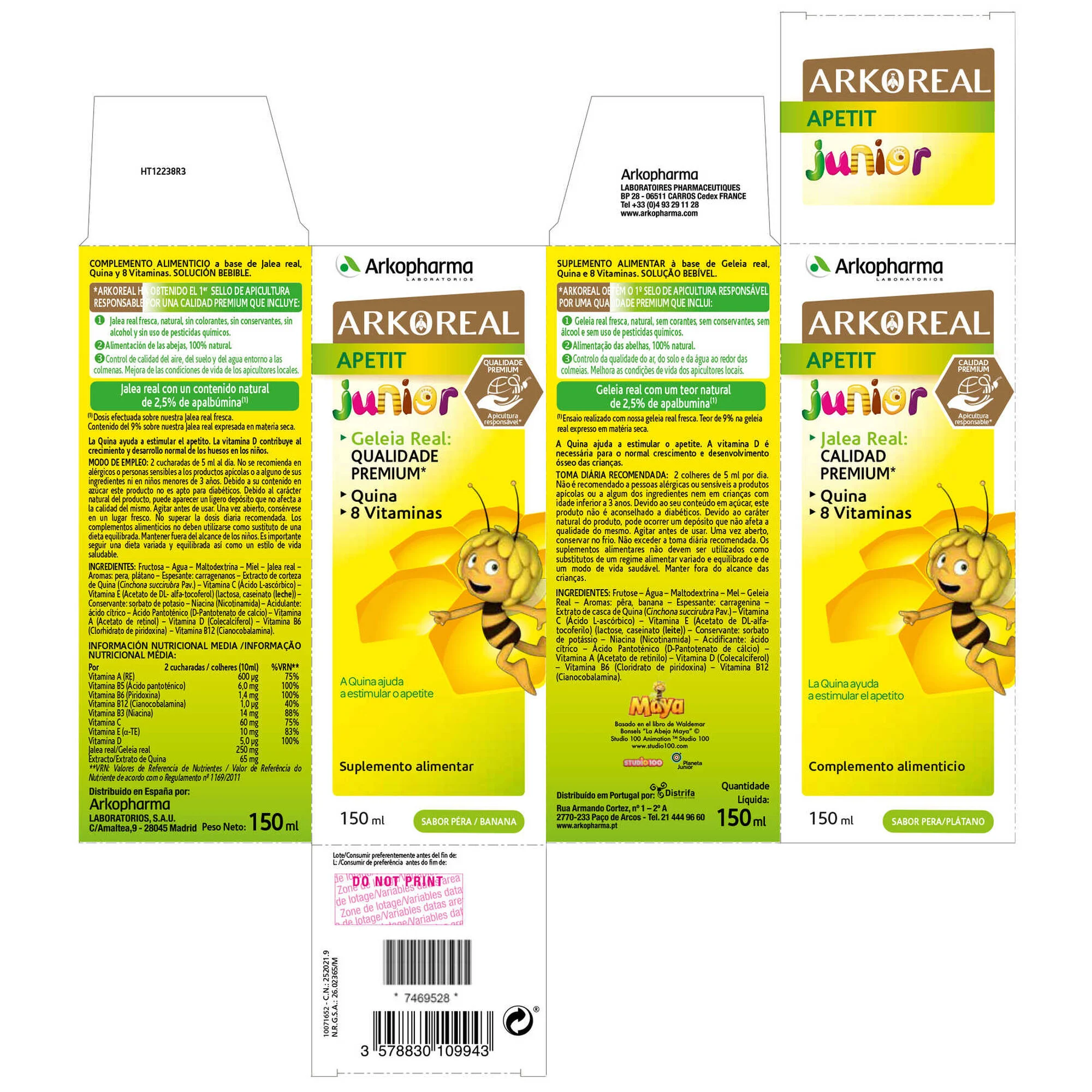 Arkopharma Arkoreal Apetit Niños - Jarabe 150 Ml - Imagen 2