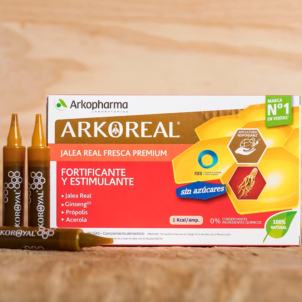 Arkopharma Arkoreal Jalea Real Ginseng Sin Azúcar- 20 Dosis - Imagen 3