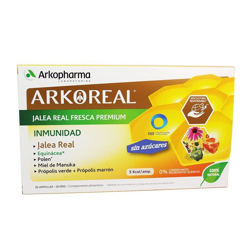 Arkopharma Arkoreal Jalea Real Con Própolis Sin Azúcar - 20 Dosis