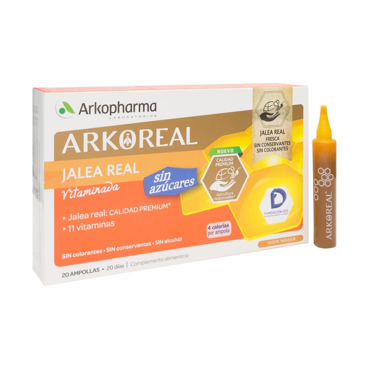 Arkopharma Arkoreal Jalea Real Vitaminada Sin Azúcar - 20 Dosis