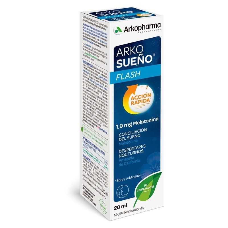 Arkopharma Arkosueño Flash Spray Sublingual 20 Ml