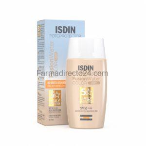 Fotoprotector Isdin Fusion Water color light SPF 50+ 50 ml