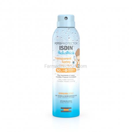 Fotoprotector Isdin Transparent spray Wet skin Pediatrics SPF 50+ 50 ml