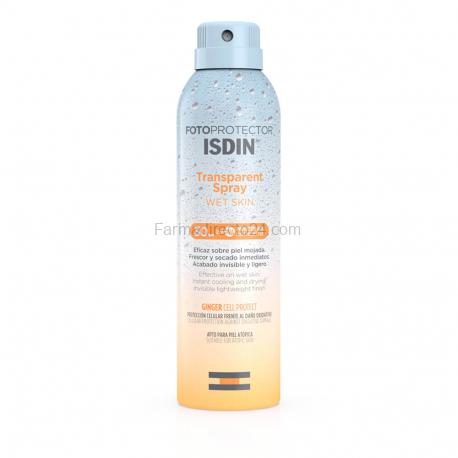 Fotoprotector Isdin Transparent spray Wet skin SPF 30+ 250 ML