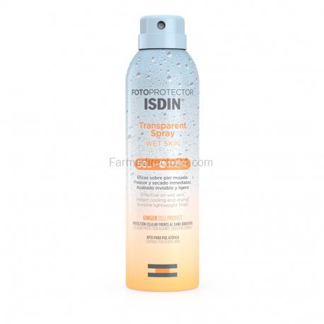 Fotoprotector Isdin Transparent spray Wet skin SPF 50+ 250 ML