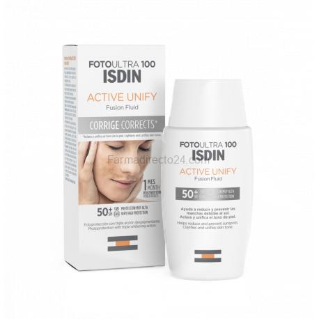 Fotoultra 100 Isdin Active Unify Fusion Fluid SPF 50+ 50 ml