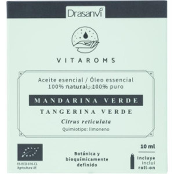 Aceite esencial Mandarina verde 10 ml, Vitaroms