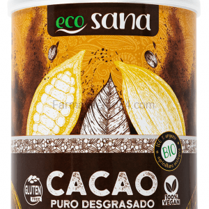 Cacao puro desgrasado 275 gr. ECOSANA