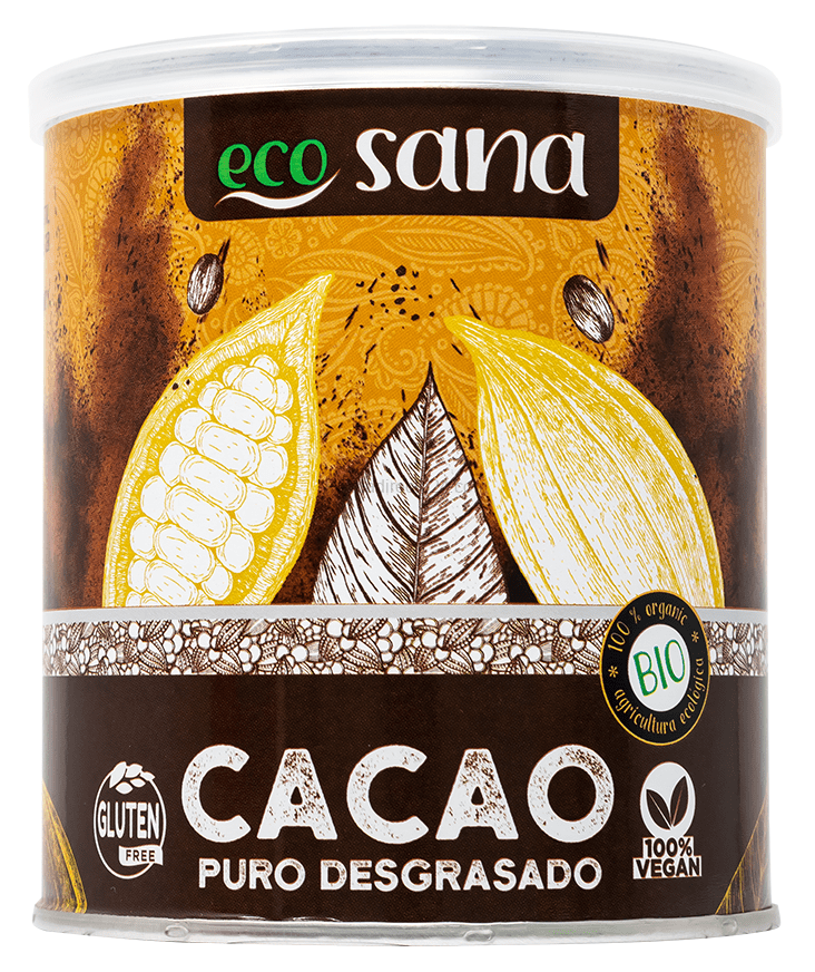 Cacao puro desgrasado 275 gr. ECOSANA