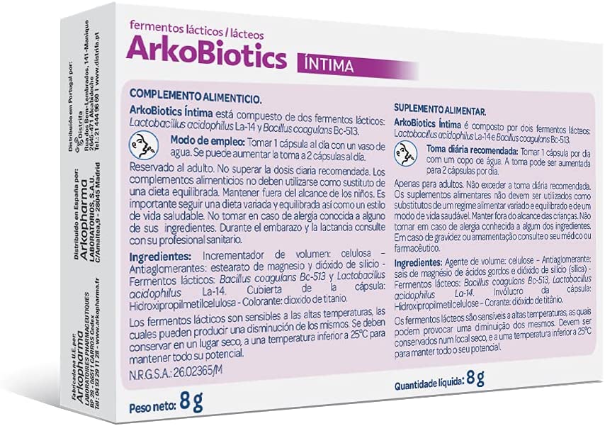 Arkopharma Arkobiotics Intima - 20 Cápsulas - Imagen 2