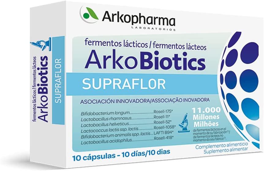 Arkopharma Arkobiotics Supraflor - 10 Cápsulas