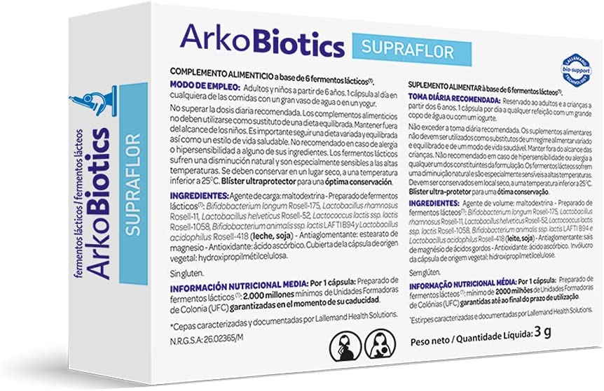 Arkopharma Arkobiotics Supraflor - 10 Cápsulas - Imagen 2