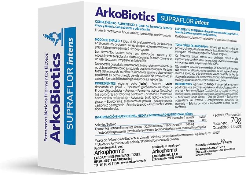 Arkopharma Arkobiotics Supraflor Intens Adultos - 7 Sobres - Imagen 2