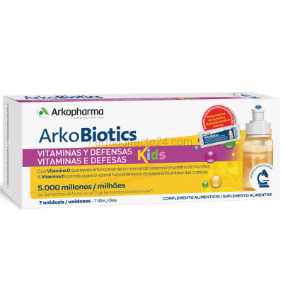 Arkopharma Arkobiotics Vitaminas Y Defensas Niños 12 Vit. Y 7 Min. - 7 Dosis