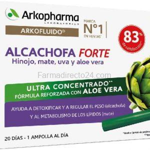 Arkopharma Arkofluido Alcachofa Forte Bio Con Aloe - 20 Unidosis
