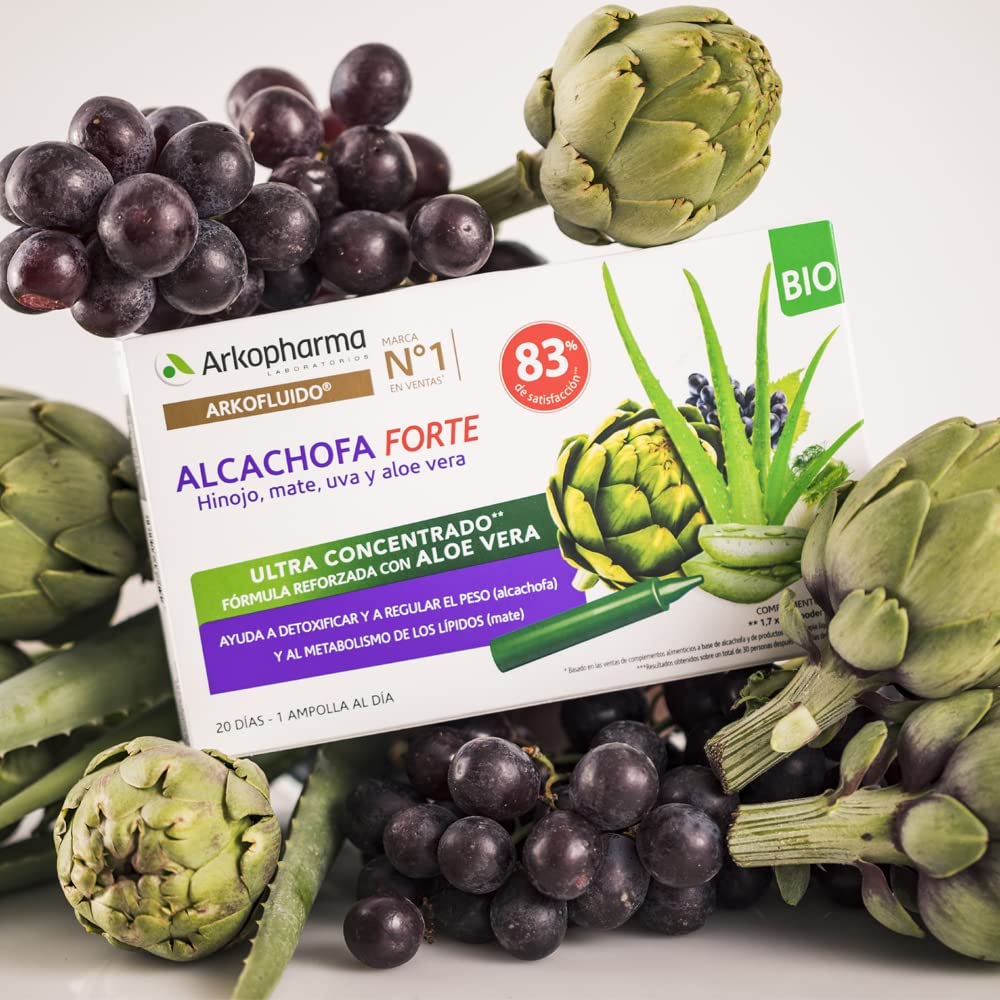 Arkopharma Arkofluido Alcachofa Forte Bio Con Aloe - 20 Unidosis - Imagen 3