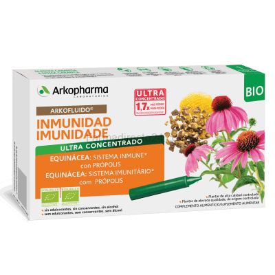 Arkopharma Arkofluido Inmunidad Echinácea+própolis - 10 Dosis Naranja