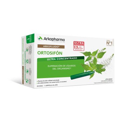 Arkopharma Arkofluido Ortosifón - 20 Ampollas