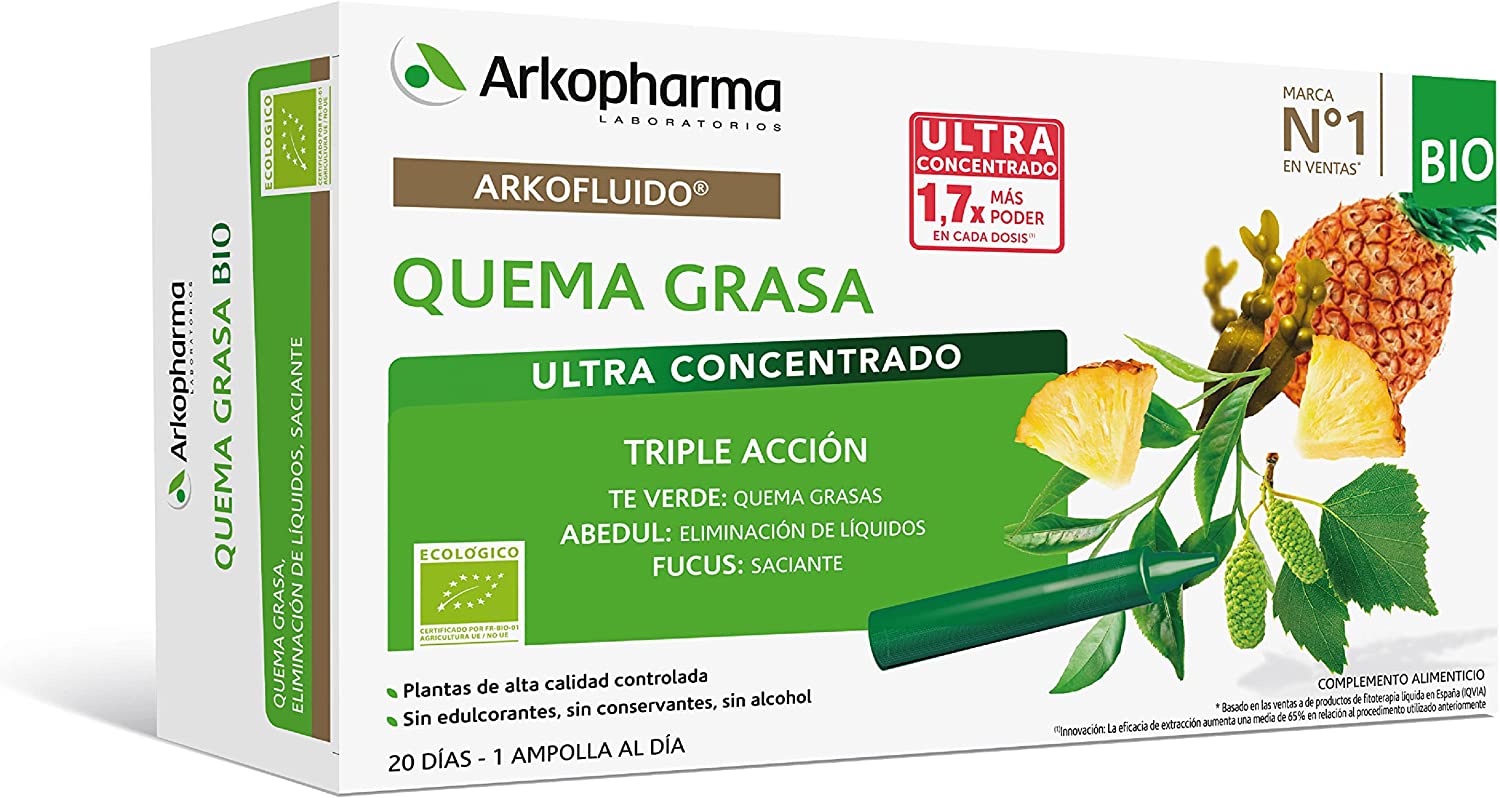 Arkopharma Arkofluido Quemagrasa Bio - 20 Unidosis