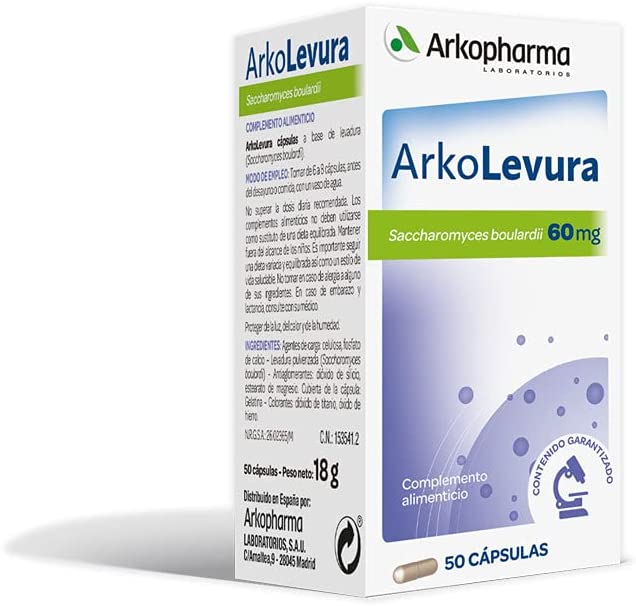 Arkopharma Arko-levura Saccharomyces Boulardii - 50 Cápsulas 60 mg