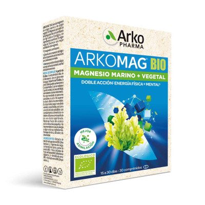 Arkopharma Arkomag Doble Magnesio Bio 30 Comprimidos