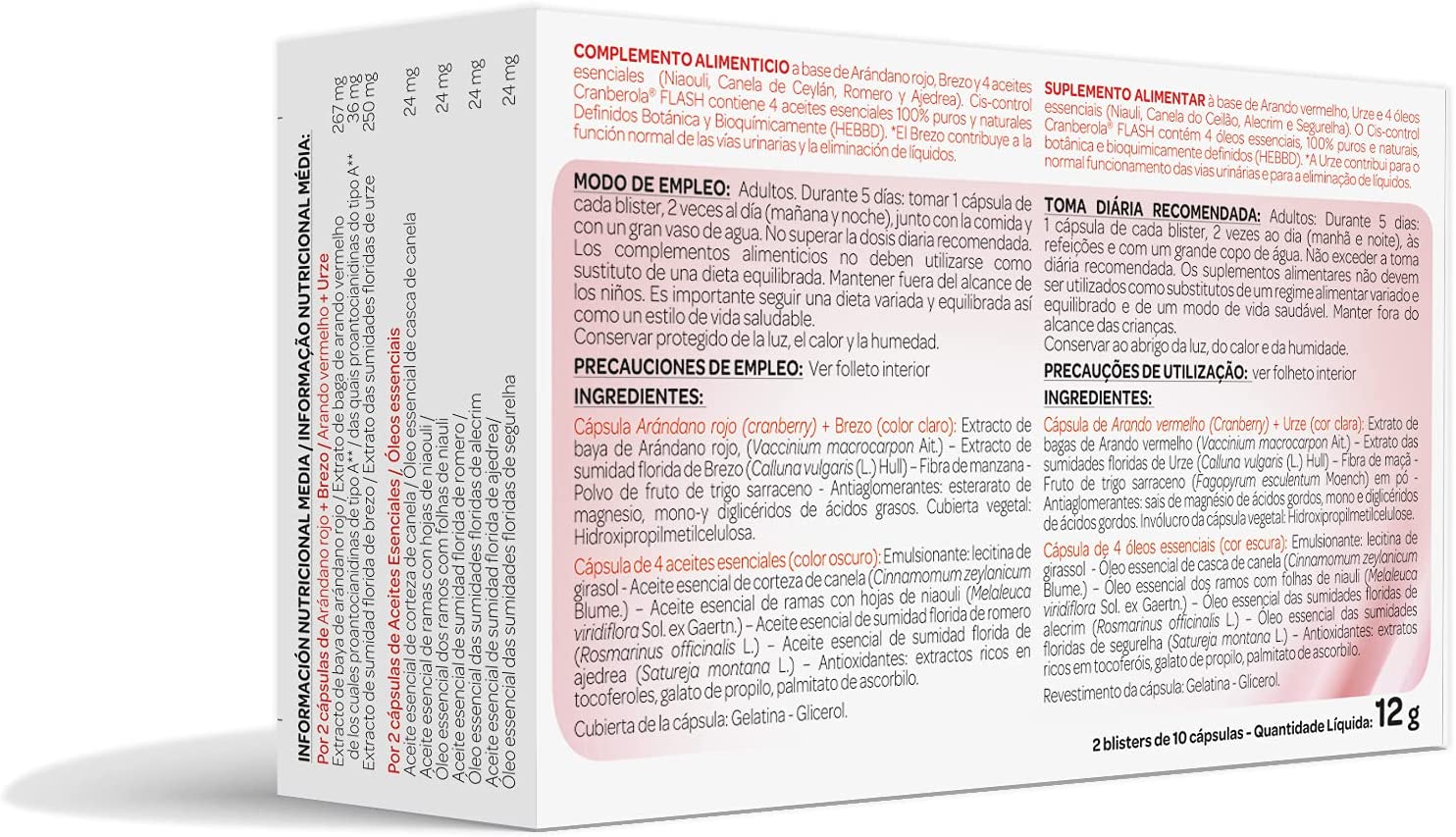 Arkopharma Cis-control Cranberola Flash - 20 Cápsulas - Imagen 2