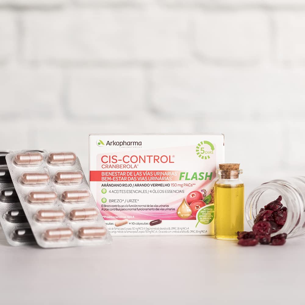 Arkopharma Cis-control Cranberola Flash - 20 Cápsulas - Imagen 3