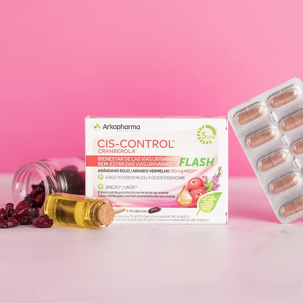 Arkopharma Cis-control Cranberola Flash - 20 Cápsulas - Imagen 4