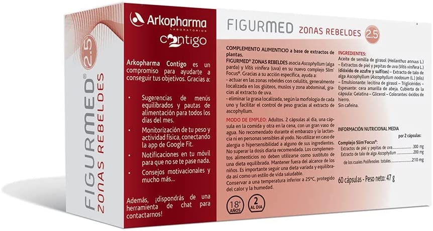 Arkopharma Figurmed Zonas Rebeldes - 60 Cápsulas - Imagen 2